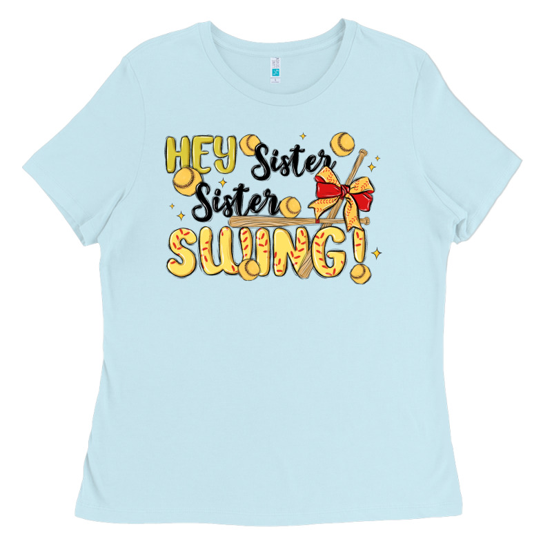 Softball Sister Ladies Tee by MaliasSmallBusiness | Teevron