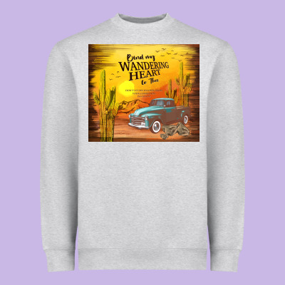 Bind My Wandering Heart To Thee Heavyweight Sweatshirt Designed By Tumblerdesignbyshophia