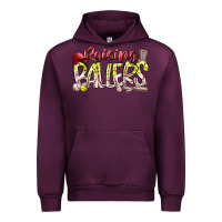 Mauve Wine raising ballers Urban Hoodie - RacoonDesign
