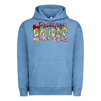 Pigment Pebble Blue raising ballers Urban Hoodie - RacoonDesign