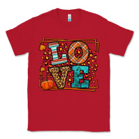 Red Fall Autumn Leopard Love Classic Tee - LillyAllenDesigns