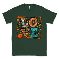 Sports Green Fall Autumn Leopard Love Classic Tee - LillyAllenDesigns