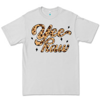 Dove Grey yeehaw Premium Tee - MaliasSmallBusiness