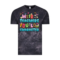 Cloud Black weird teachers build character Vintage Tee - Artiststas