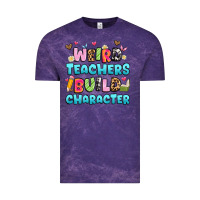 Cloud Purple weird teachers build character Vintage Tee - Artiststas
