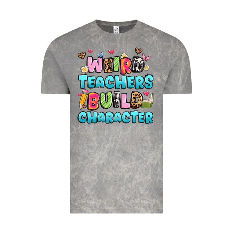 Weird Teachers Build Character Vintage Tee by Artiststas | Teevron