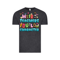 Vintage Black weird teachers build character Vintage Tee - Artiststas