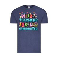 Vintage Denim weird teachers build character Vintage Tee - Artiststas