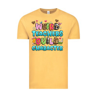Vintage Mustard weird teachers build character Vintage Tee - Artiststas