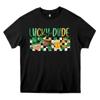 Black lucky dude Heavy Core Tee - MaliasSmallBusiness