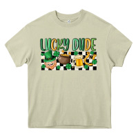 Mossy lucky dude Heavy Core Tee - MaliasSmallBusiness