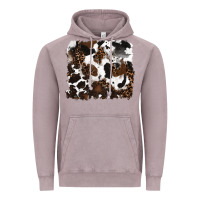 Vintage Zinc leopard cowhide background Vintage Hoodie - RanaPortraitStore