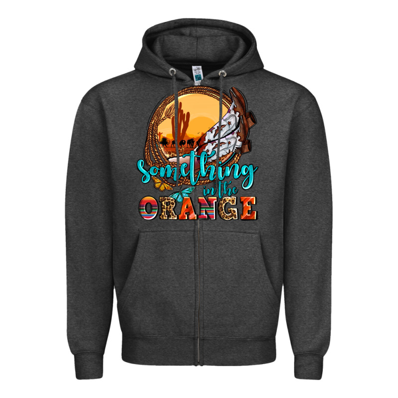 Something In The Orange Olivia Zipper Hoodie by OliviaCreatesArt | Teevron