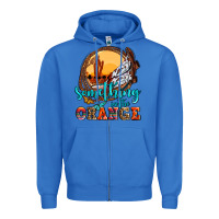 True Royal something in the orange olivia Zipper Hoodie - OliviaCreatesArt