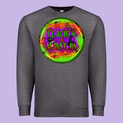 Teacher Monsters Earrings Premium Sweatshirt Designed By Bundleandbundleshop