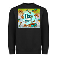 Black dog mom Heavyweight Sweatshirt - TumblerDesignByShophia