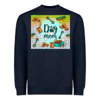 Navy dog mom Heavyweight Sweatshirt - TumblerDesignByShophia