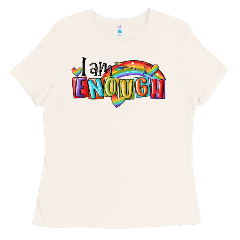 I Am Enough Lgbt Ladies Tee by MaliasSmallBusiness | Teevron