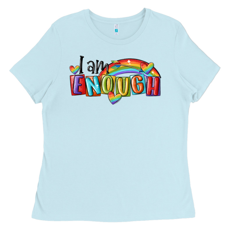 I Am Enough Lgbt Ladies Tee by MaliasSmallBusiness | Teevron