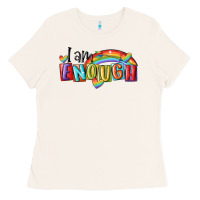 Bone i am enough lgbt Ladies Tee - MaliasSmallBusiness