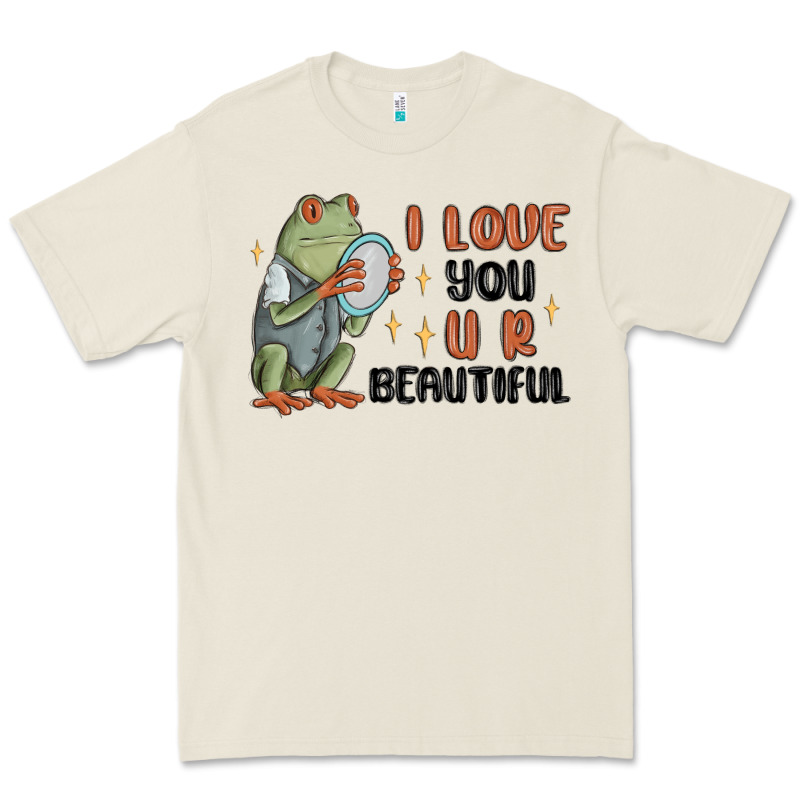 I Love You U R Beautiful Frog Premium Tee by MaliasSmallBusiness | Teevron