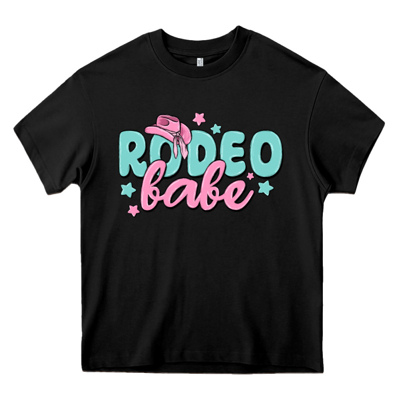Rodeo Babe Heavy Core Tee by MaliasSmallBusiness | Teevron