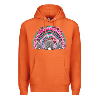 Carrot Easter bunny rainbow Premium Hoodie - OliviaCreatesArt