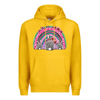 Lemon Easter bunny rainbow Premium Hoodie - OliviaCreatesArt