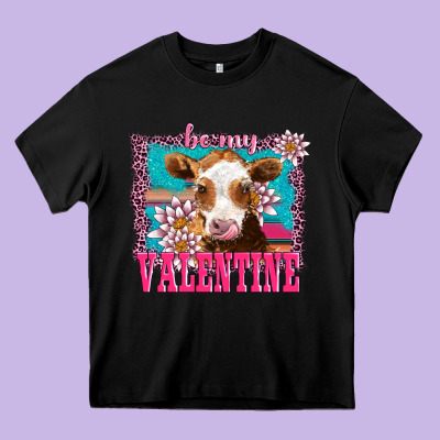 Be My Valentine With Guarnsey Heavy Core Tee Designed By Adodesignshop