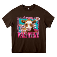 Chocolate Brown be my valentine with guarnsey Heavy Core Tee - AdoDesignShop
