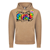 Vintage Coffee self love tie dye Vintage Hoodie - Artiststas