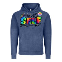 Vintage Denim self love tie dye Vintage Hoodie - Artiststas