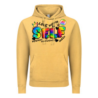 Vintage Mustard self love tie dye Vintage Hoodie - Artiststas