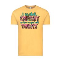 Vintage Mustard i match energy so how we gon' act Vintage Tee - Artiststas