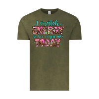 Vintage Olive i match energy so how we gon' act Vintage Tee - Artiststas