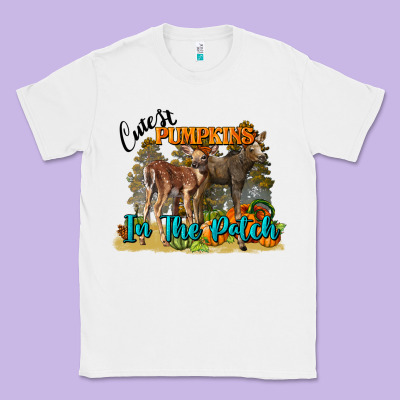 Fall Cutest Pumpkin In The Patch Deer Classic Tee Designed By Lillyallendesigns