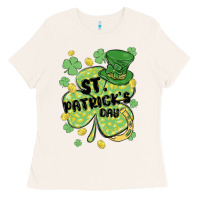 Bone st. patrick's day shamrock Ladies Tee - MaliasSmallBusiness