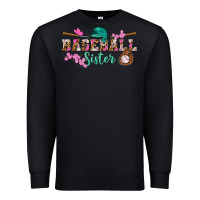 Black baseball sister Premium Sweatshirt - BundleAndBundleShop