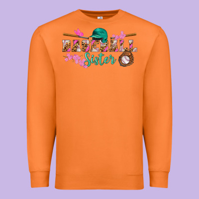 Baseball Sister Premium Sweatshirt Designed By Bundleandbundleshop
