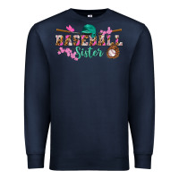 Navy baseball sister Premium Sweatshirt - BundleAndBundleShop