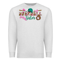 Oatmeal Heather baseball sister Premium Sweatshirt - BundleAndBundleShop