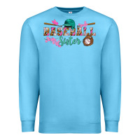 Ocean Blue baseball sister Premium Sweatshirt - BundleAndBundleShop