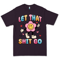 Plum let that shit go Premium Tee - MaliasSmallBusiness