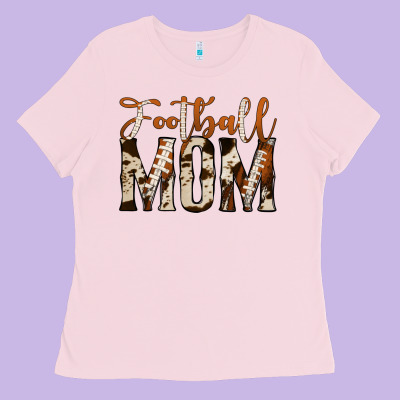 Football Mom Ladies Tee Designed By Jasminsmagicworld