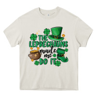 Cream the leprechauns made me do it Heavy Core Tee - MaliasSmallBusiness