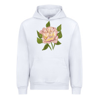 White Life Of The Party Rose Urban Hoodie - LillyAllenDesigns