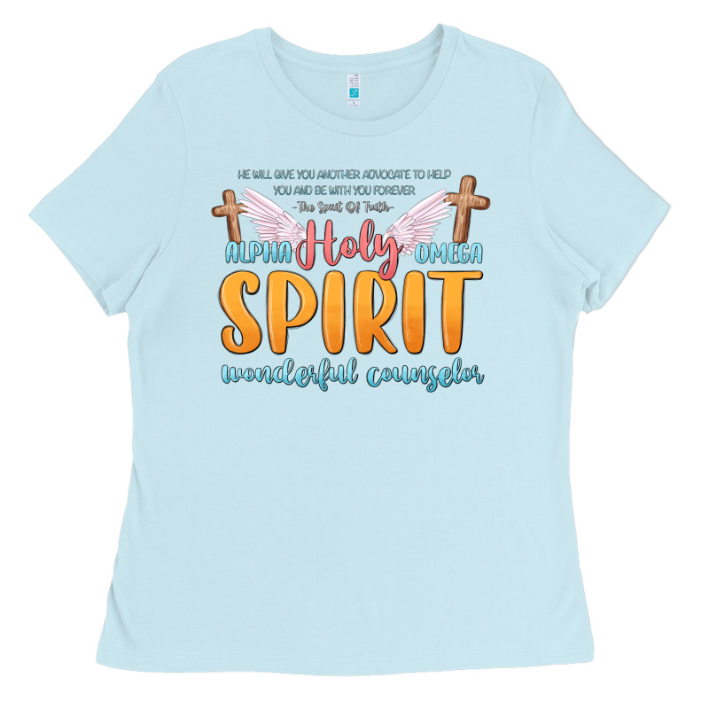 Holy Spirit Wonderful Counselor Ladies Tee by MaliasSmallBusiness | Teevron