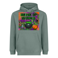 Drink Up Witches Tumbler Heavyweight Hoodie | Teevron