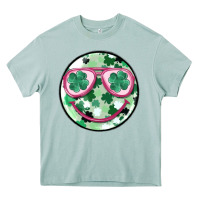 Arona st patrick's smiley Heavy Core Tee - MaliasSmallBusiness