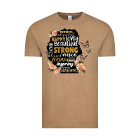Vintage Coffee black woman silhouette Vintage Tee - Artiststas